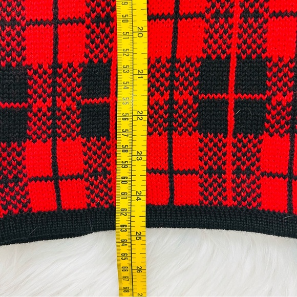 Vintage Brooks Brothers Ted Plaid 100% Wool Knit Cardigan/Blazer - Picture 11 of 11